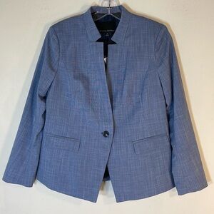 Banana Republic Inverted Collar Cutaway Blue Blazer. 6. NWT. $178!